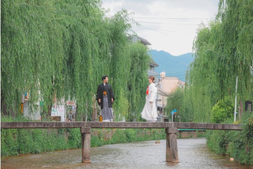 一本橋で・・・