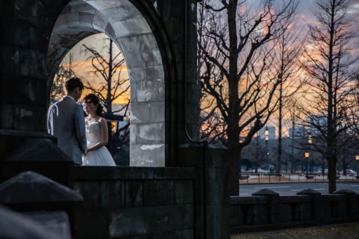 夕日ショット！