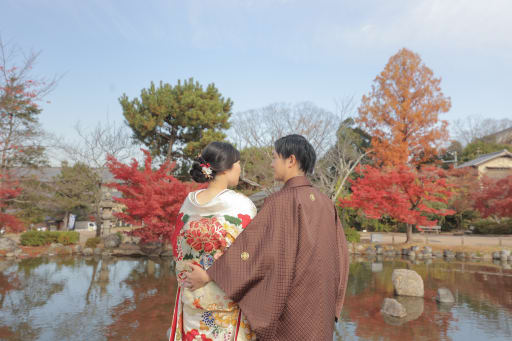 公園の雰囲気もわかるように撮影