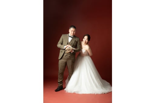 お二人らしさ溢れるお写真も撮れます