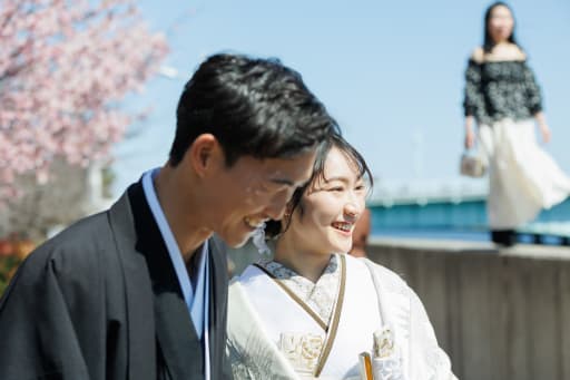 観光客の方と？