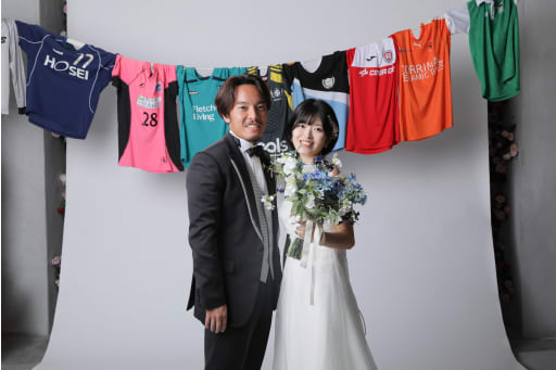 最後はサッカー好きのお二人らしく！