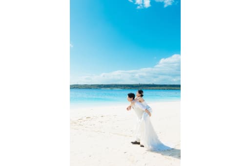 Green,Bridge and Beach