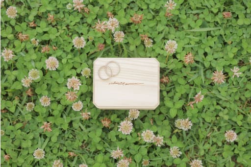 クローバーの上に…