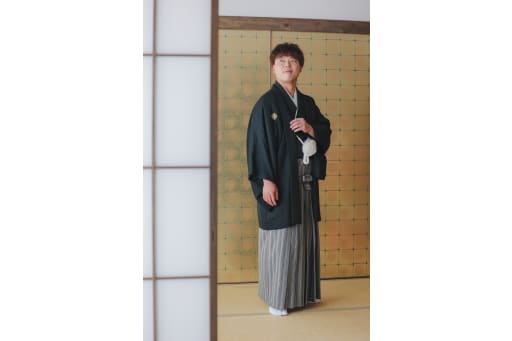 新郎さんのソロショット