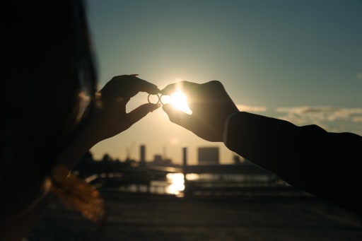 指輪ショットも！