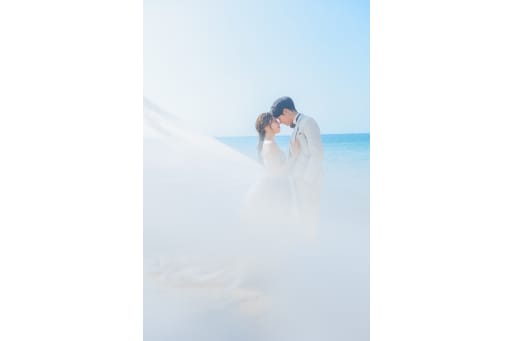 おでことおでこをくっつけて