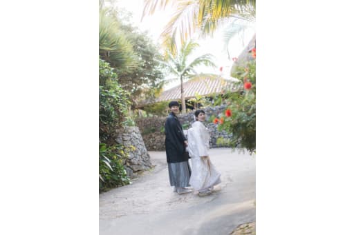 歩いて振り返る