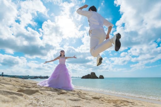 元気いっぱい！大ジャンプ
