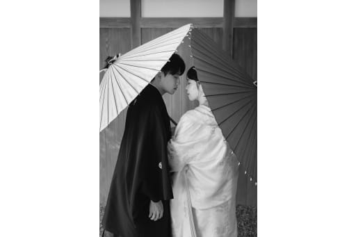 和傘で一味違う一枚を。