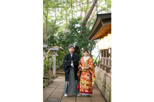 検見川神社で撮影！