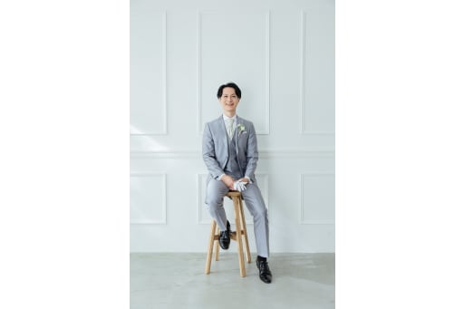 ご新郎様のソロカット