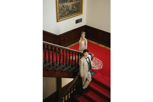 歴史ある、北海道庁での撮影