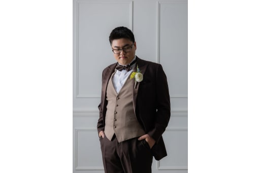 ご新郎様のソロカットも！