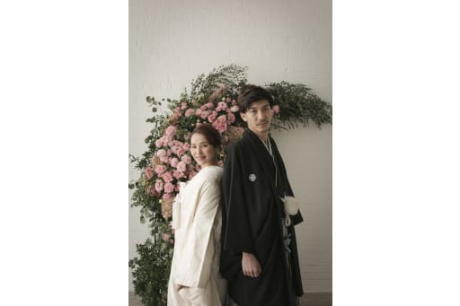 10月　生花が彩る結婚写真