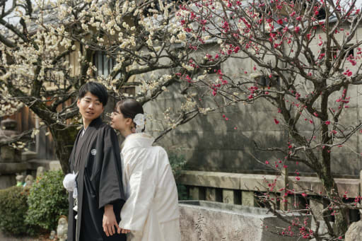 また、満開の梅の香りが届いてきそうな中でパシャリ