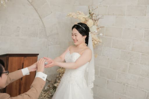 新婦様の驚いた表情も！