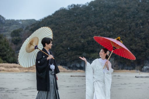 しんしんと降ってる時もありました。