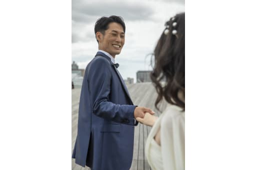 穏やかな新郎様