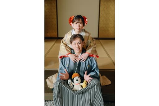 庭園でも一緒♪