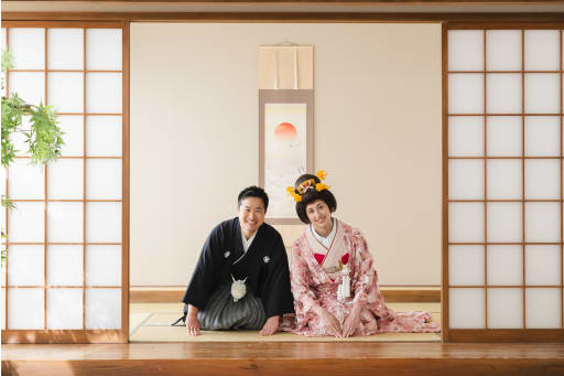 正座のお写真も