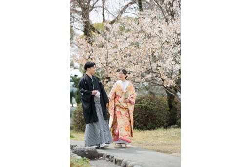 桜と共に