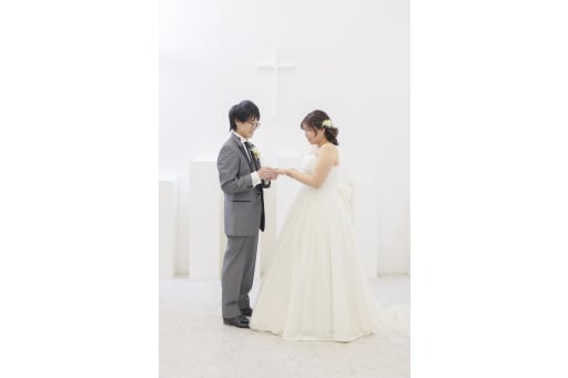 チャペルスタジオから撮影スタート！
