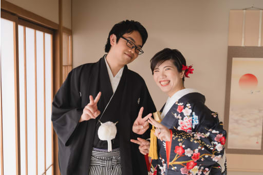 笑顔でピース！