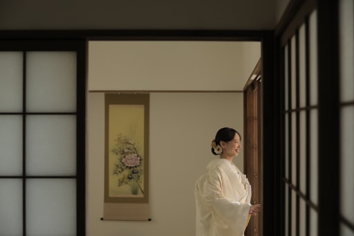 新婦様の横顔