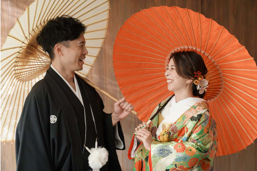 お二人見つめ合って