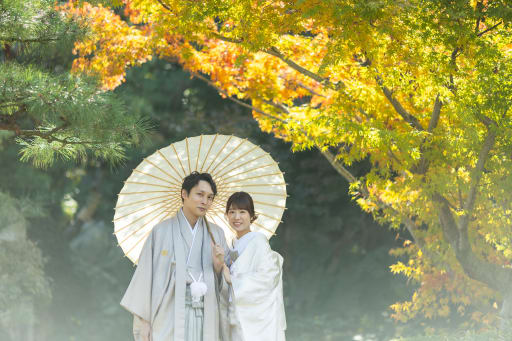 お二人を照らして