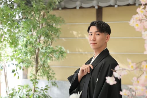 新郎様のソロショット