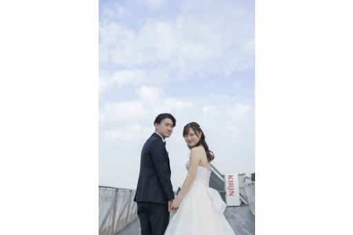 振り返ったお写真も 