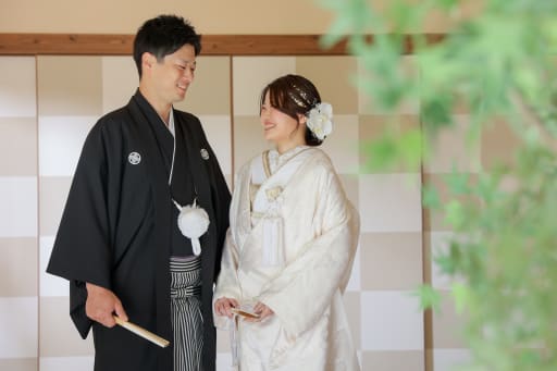 フォーマルな立ち姿