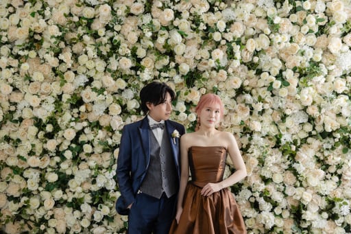 カラードレスで