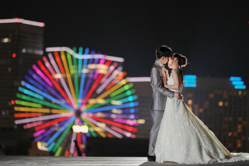 最後はキスシーン