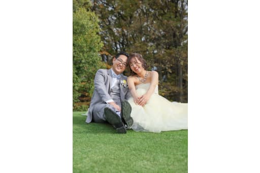 チャペルの後はガーデンで撮影＾＾