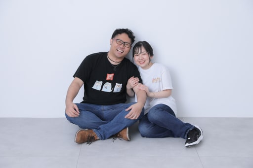 お持ち込みの手作りTシャツで！楽しい撮影ありがとうございました！！末長くお幸せに！！