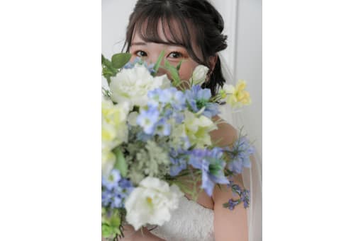 ブーケと一緒に