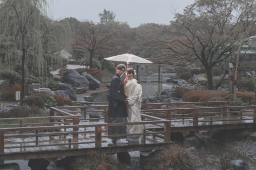 終日生憎の雨模様でしたがさまざまなバリエーションでお写真を残せました