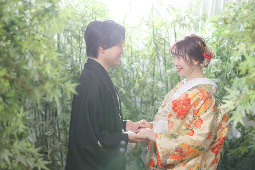 まずは屋内庭園から撮影開始！！