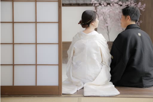 白無垢に変身！！