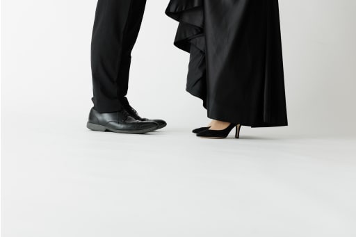 足元ショットも