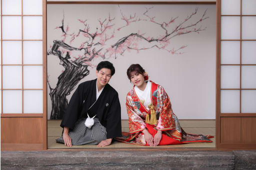 和装の定番ショット