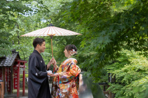 和装は小諸懐古園で