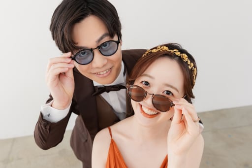 サングラスで！