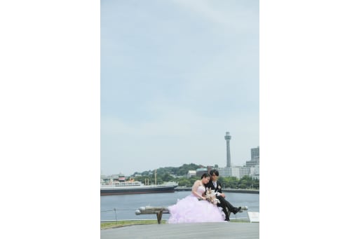 ベンチにかけて...