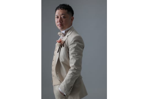 新郎さんはかっこよく