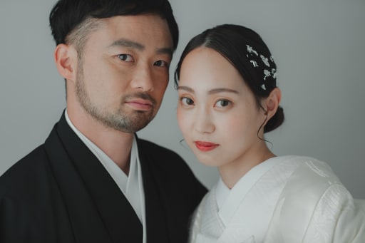 和装のスタジオ撮影