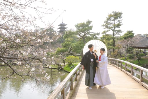 自然に包まれながら